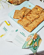 Tropische Blondies Backmischung mit Mango, Ananas & Kokos