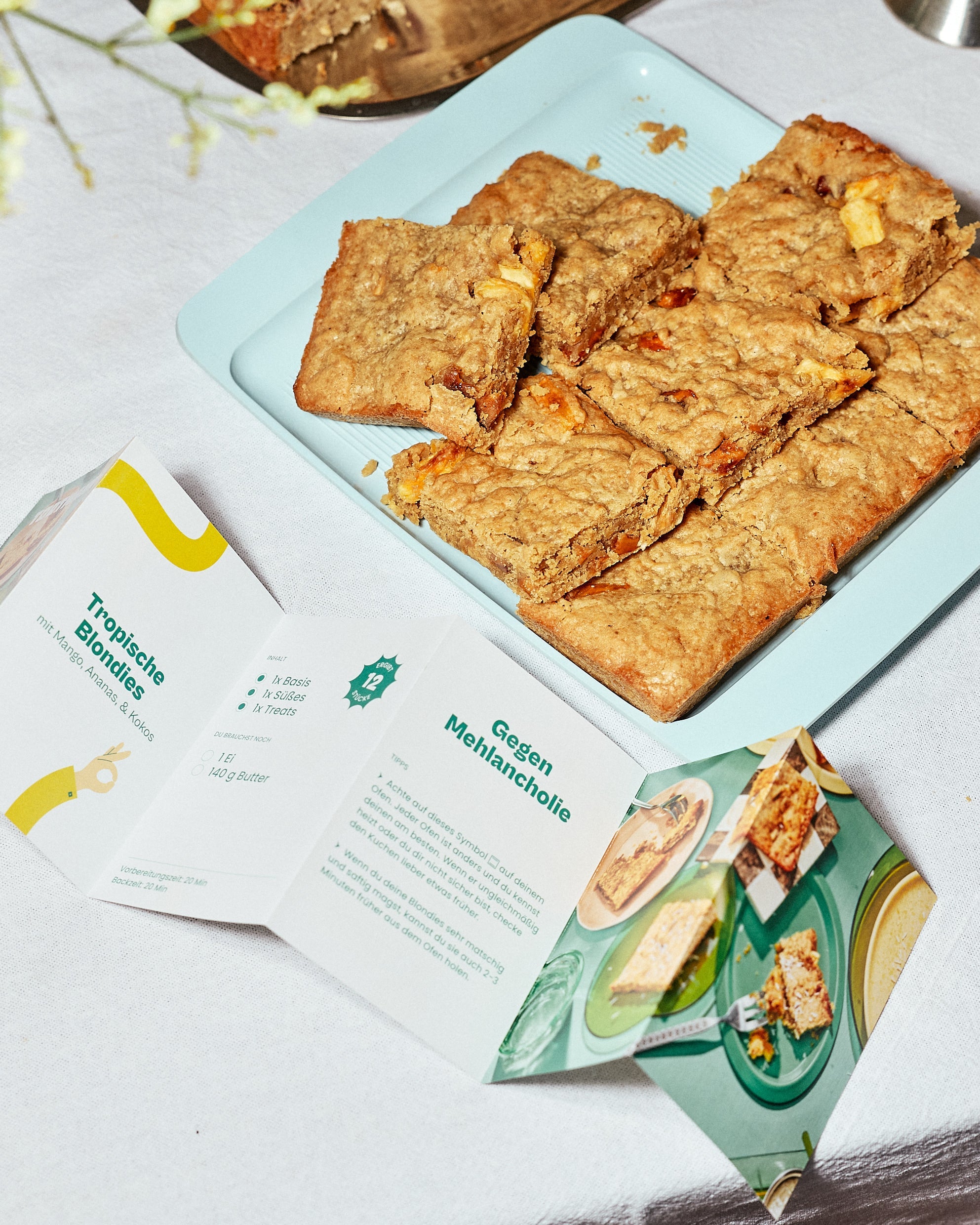 Tropische Blondies Backmischung