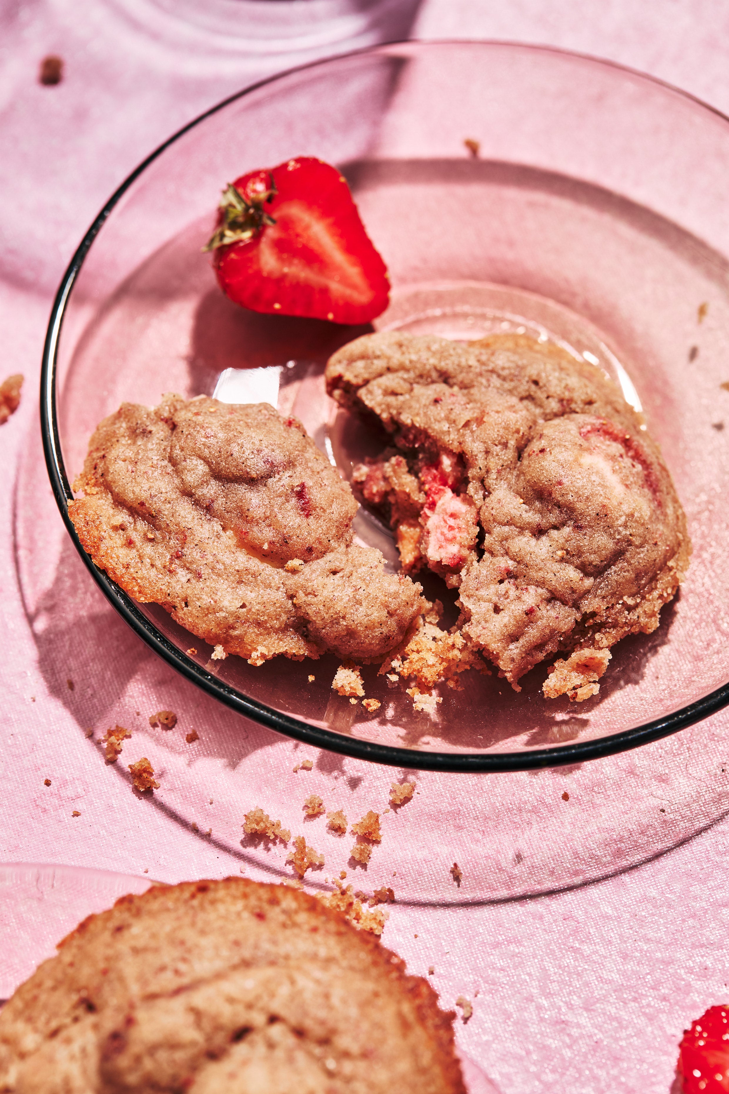Erdbeer Cookies Backmischung