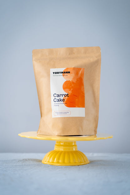 Packaging of Tortmann Carrot Cake Baking Mix 